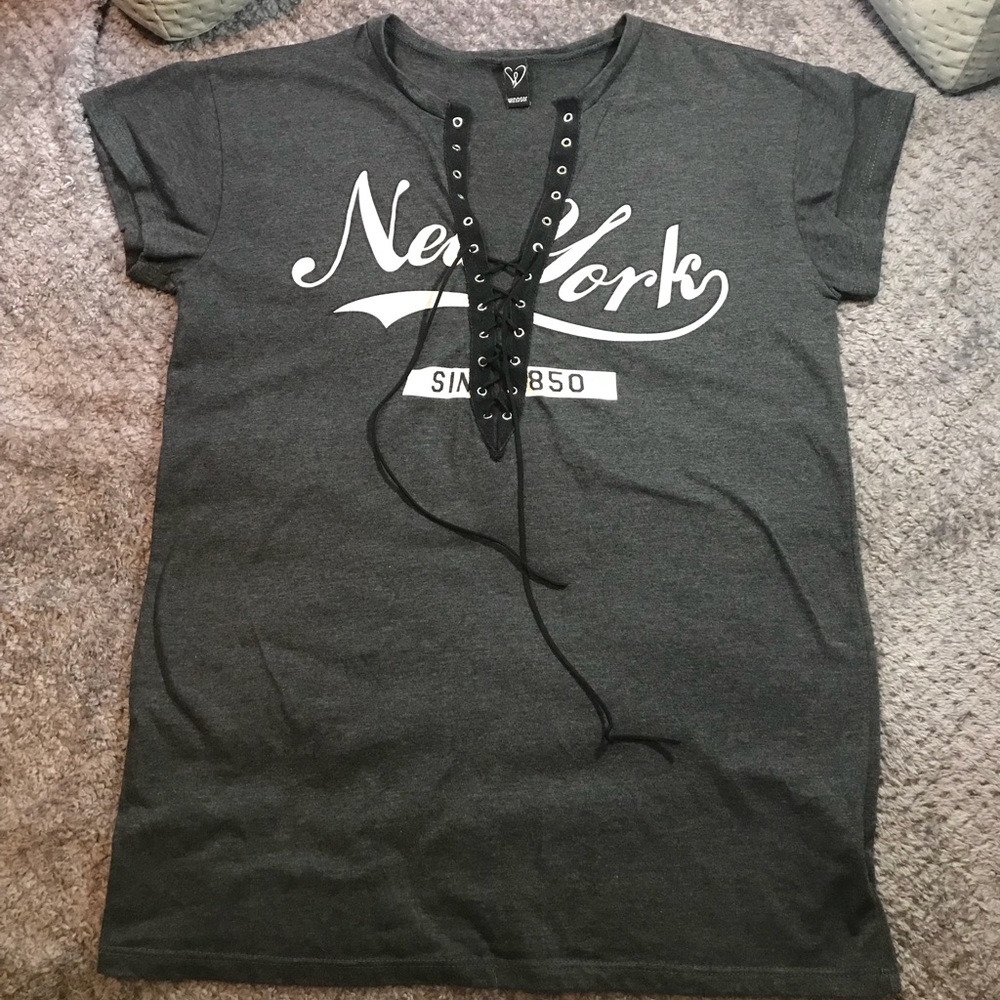 Windsor, Short sleeve grey top